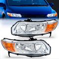 Nilight Headlight Assembly Compatible with 2006-2011 Honda Civic Coupe