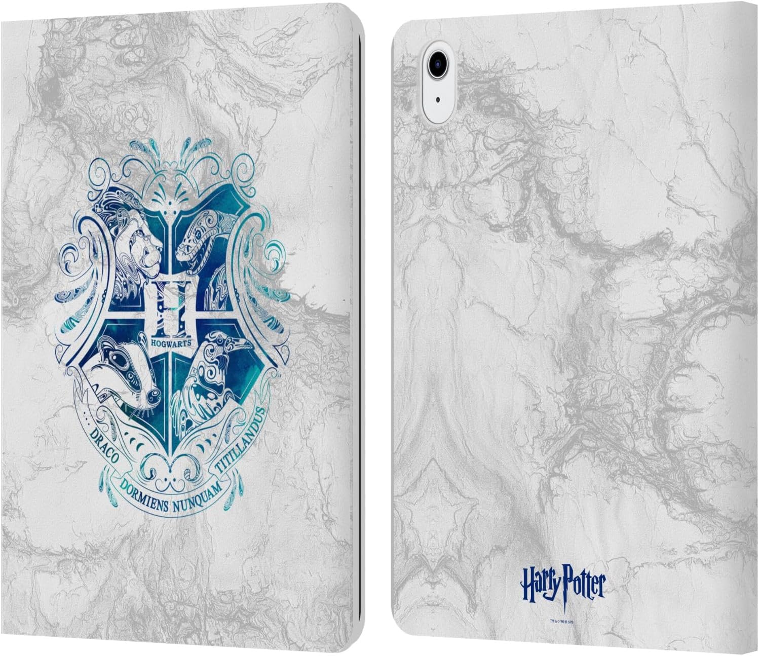 Harry Potter Hogwarts Aguamenti Leather Wallet Case for iPad Air
