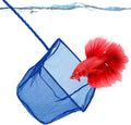 SunGrow Betta Fish Net 5x4 in with 11 in Handle - Gentle, Soft Mesh