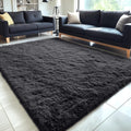 Machine Washable 5x7 Plush Area Rug - Soft Shaggy Bedside Comfort