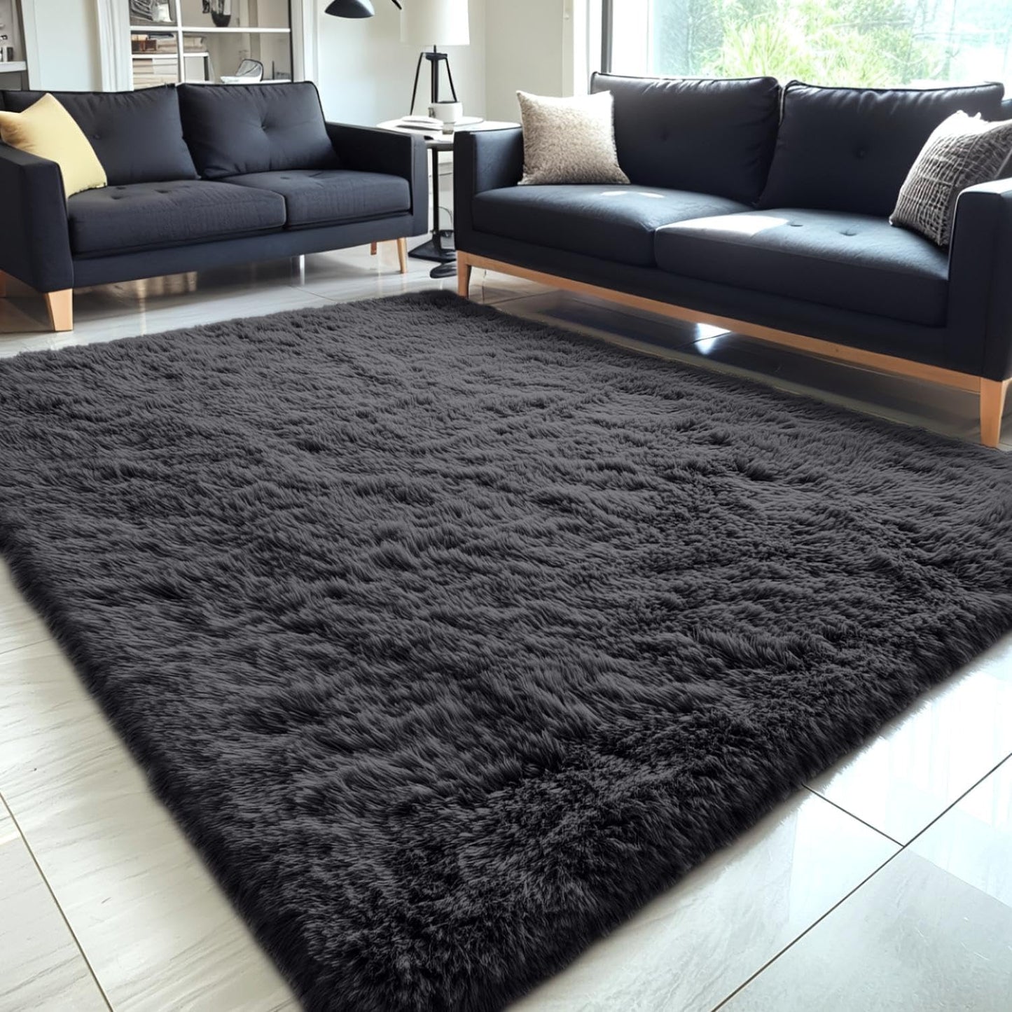 OLANLY 5x7 Machine Washable Area Rug for Living Room and Bedroom