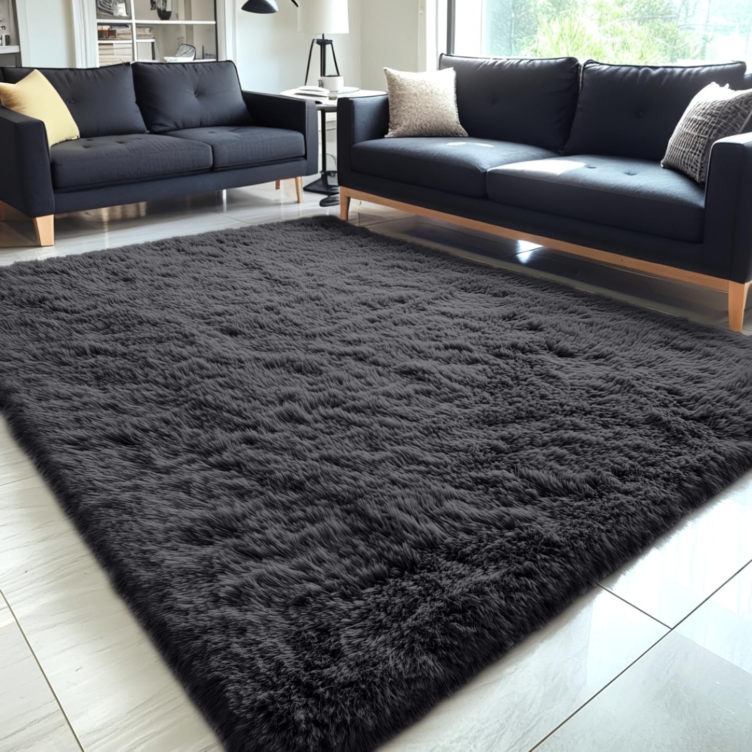 OLANLY 5x7 Machine Washable Area Rug for Living Room and Bedroom