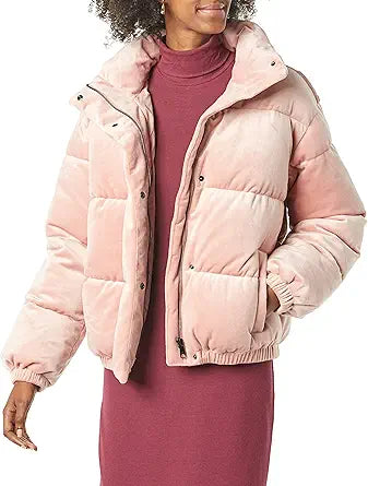 Women's Relaxed-Fit Mock-Neck Short Puffer Jacket Review
