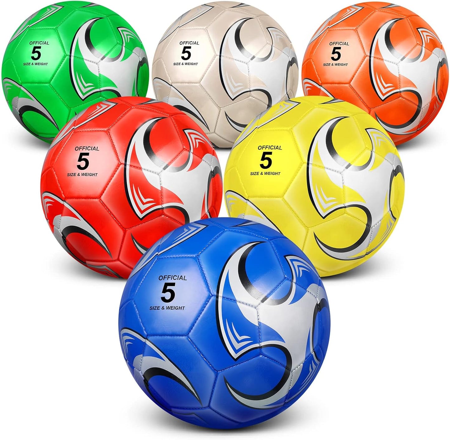 Deekin Soccer Ball Set with Pump for Training and Practice Fun