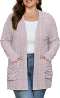 Plus Size Cardigan for Women - Lightweight Soft Knit Sweater