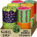 Bamboo Toilet Paper 3-Ply 12 Mega Rolls - Soft, Eco-Friendly