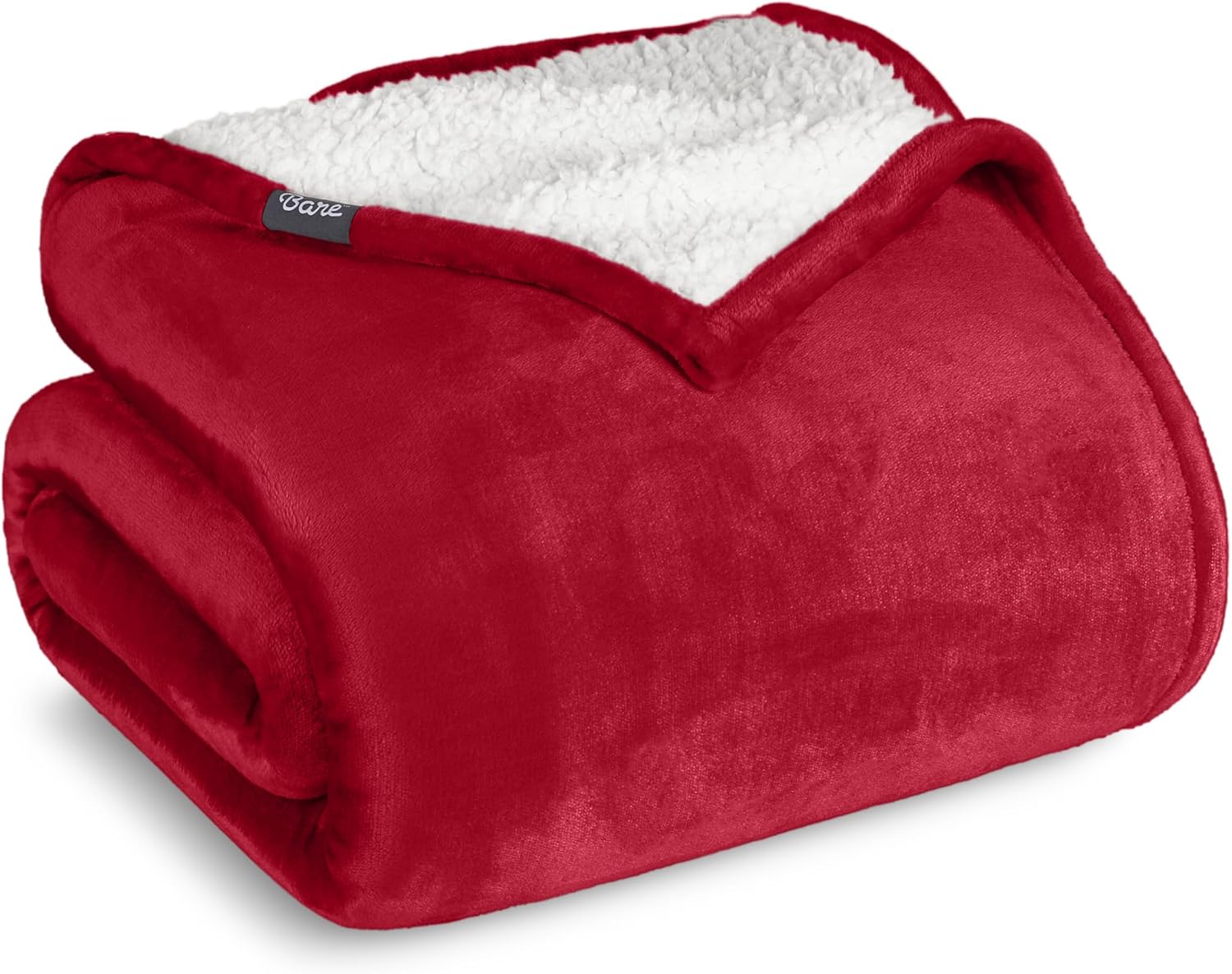 Bare Home Sherpa Fleece Blanket - King Size for Cozy Comfort