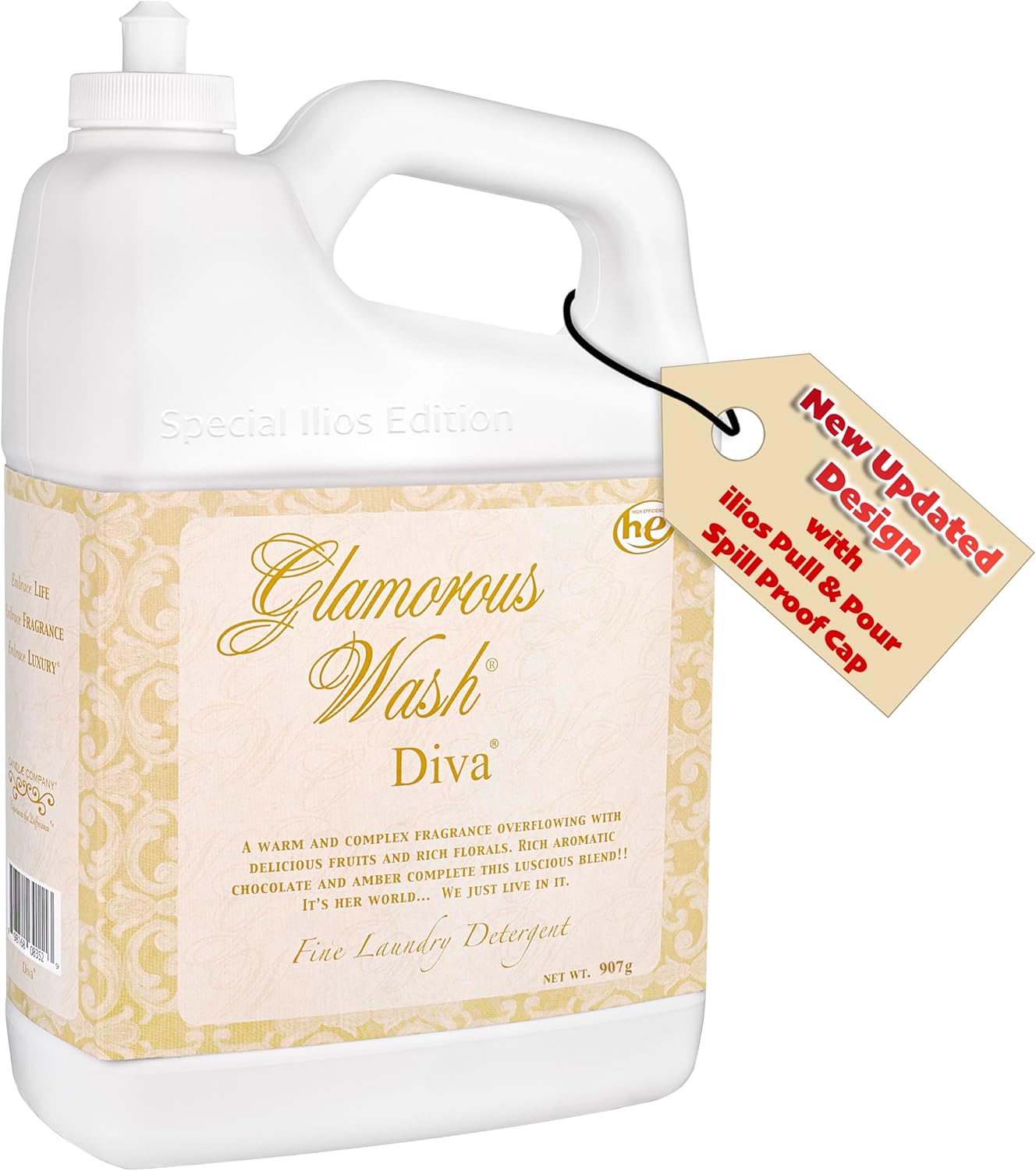Tyler Glam Wash Laundry Detergent, Diva 32 FL Oz for Freshness
