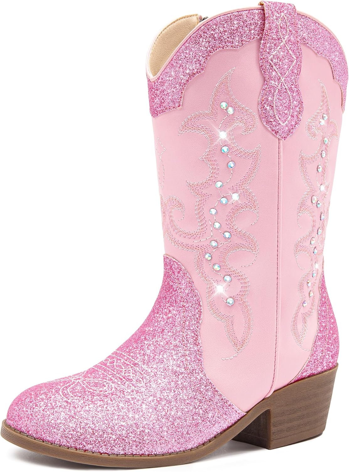 Girls Cowboy Boots with Rhinestones for Stylish Little Cowgirls