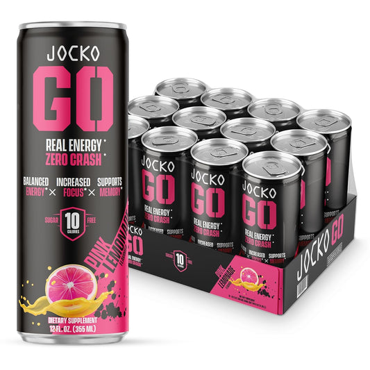 Jocko GO Energy Drink - Sugar Free Nootropic for Energy Boost