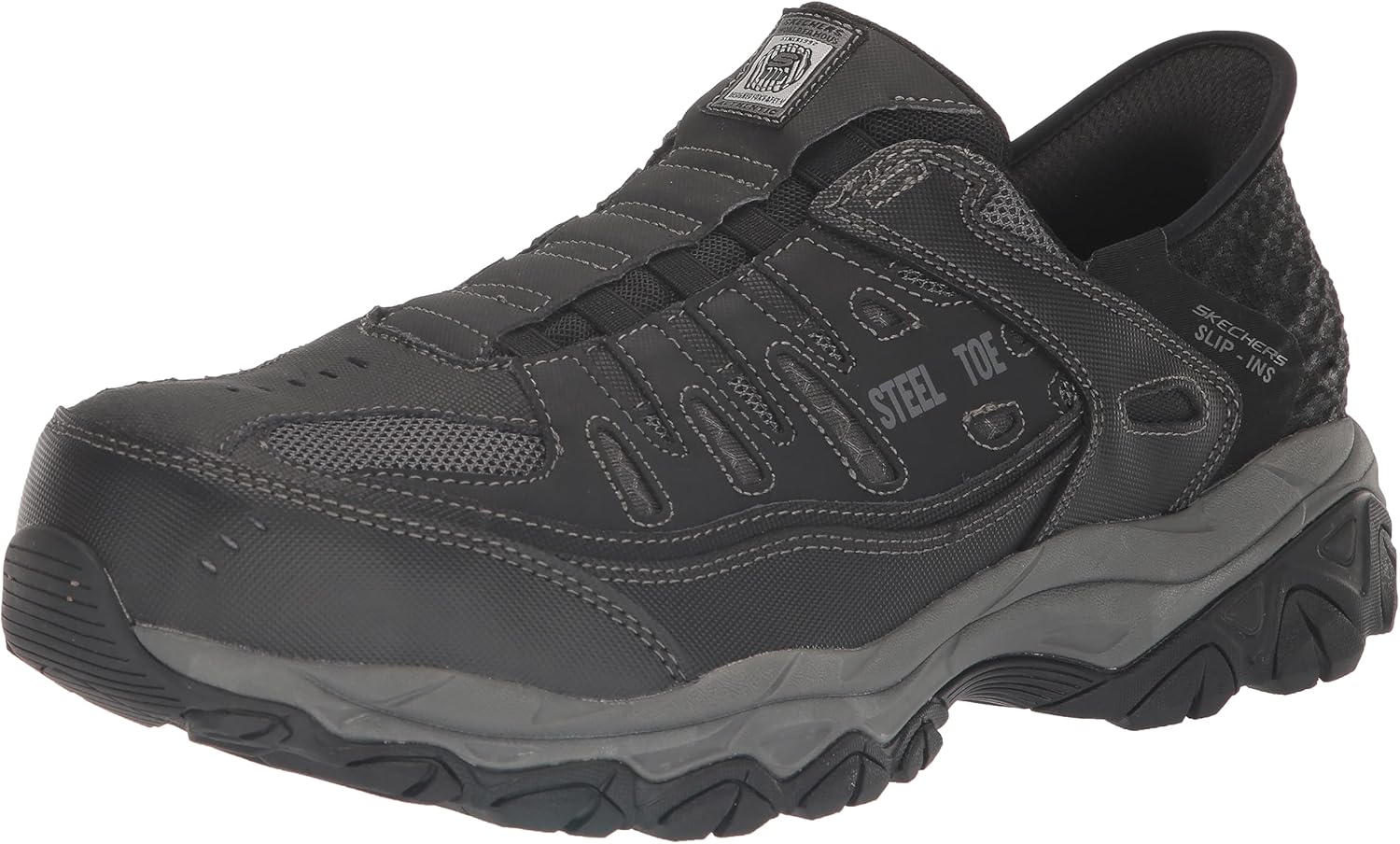 Skechers Mens Hands Free Slip-ins Cankton-Faison Steel Toe