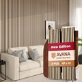 Avana Acoustic Wood Wall Panels 47.2 x 12.6 White Oak - Sound