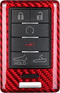 T-carbon Real Glass Fiber Key Fob Cover Compatible with Corvette C7