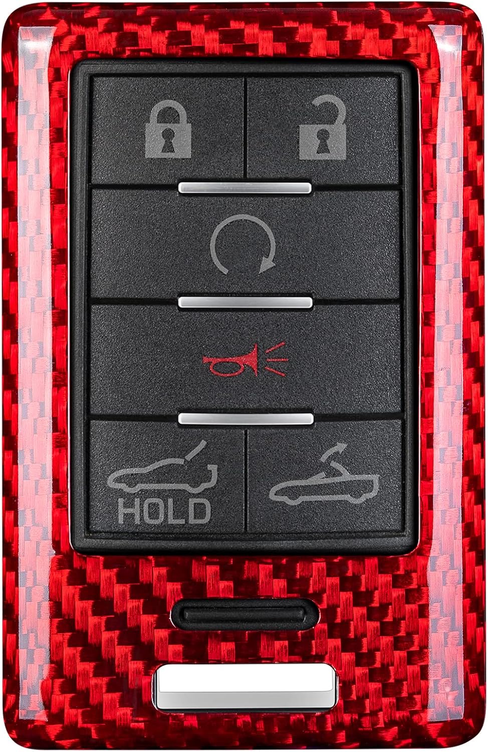 T-carbon Real Glass Fiber Key Fob Cover for Corvette and Cadillac