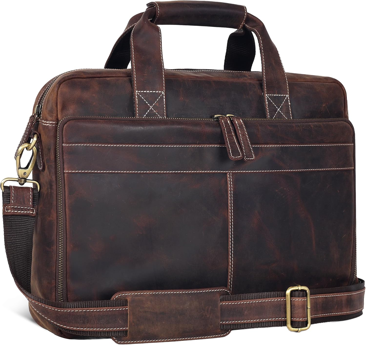 Premium Handcrafted Leather Messenger Bag for Men and Women