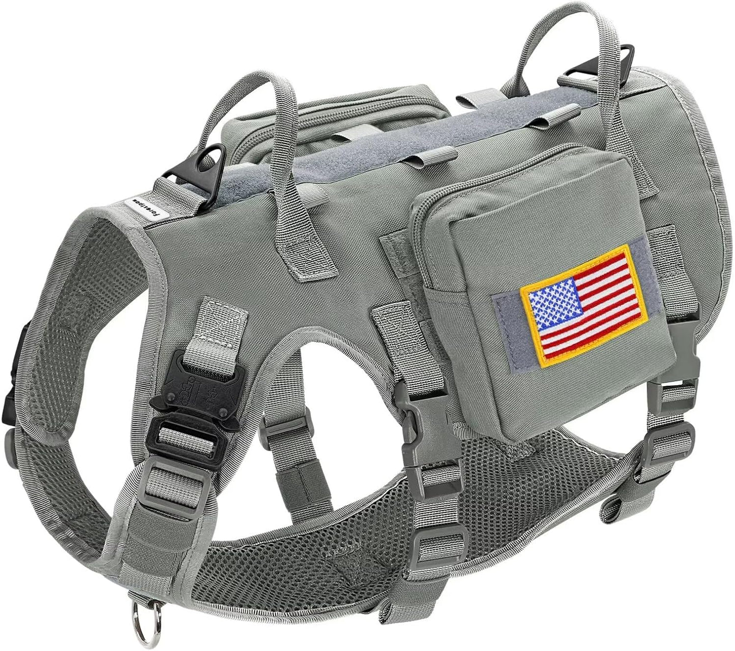 Forestpaw Tactical Dog Harness for Medium Dogs with Handle