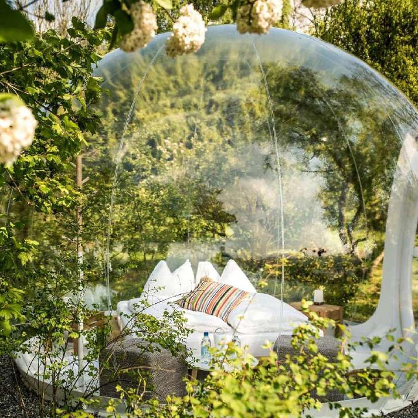 Clear Dome Inflatable Bubble Tent: Waterproof & Spacious