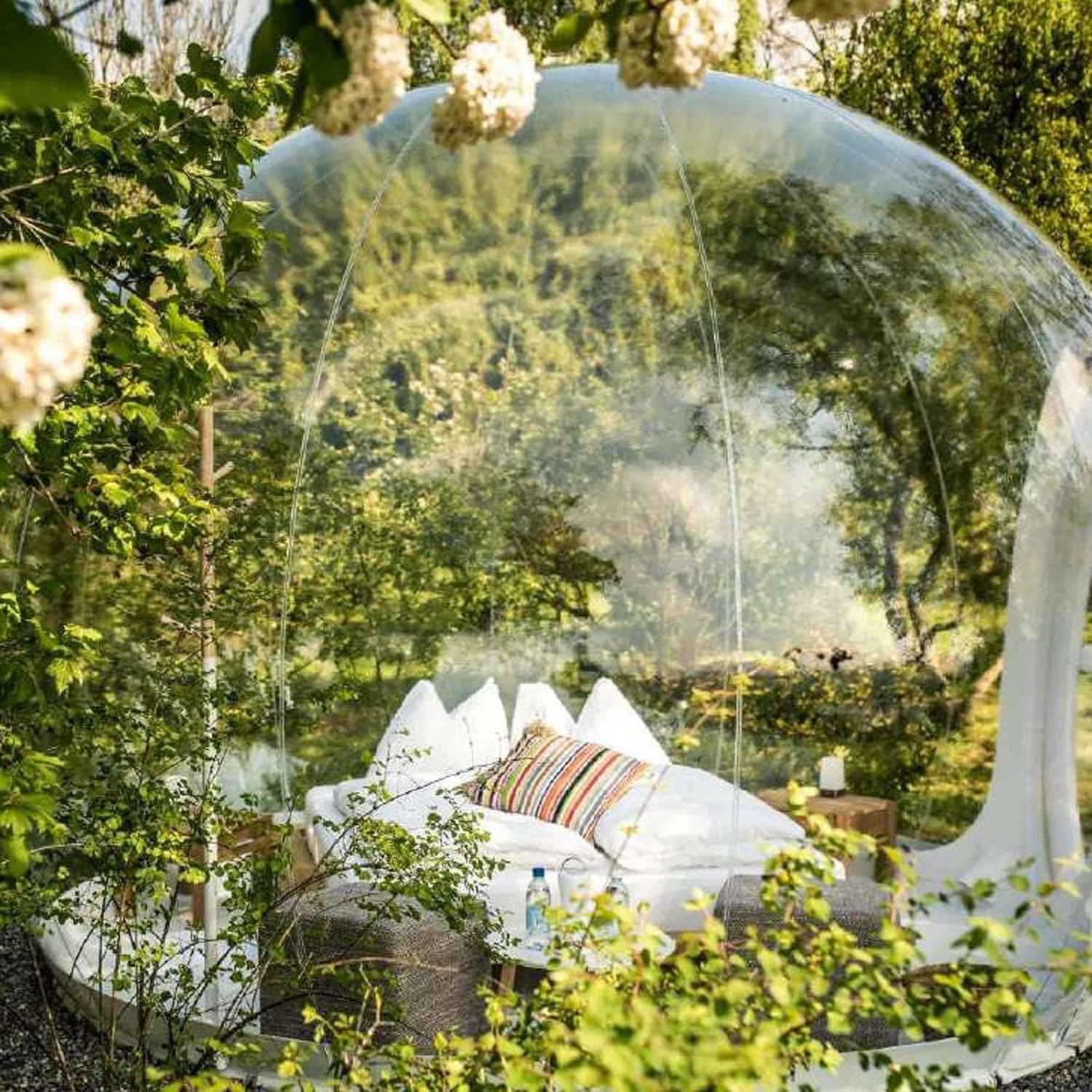 Clear Dome Inflatable Bubble Tent: Waterproof & Spacious