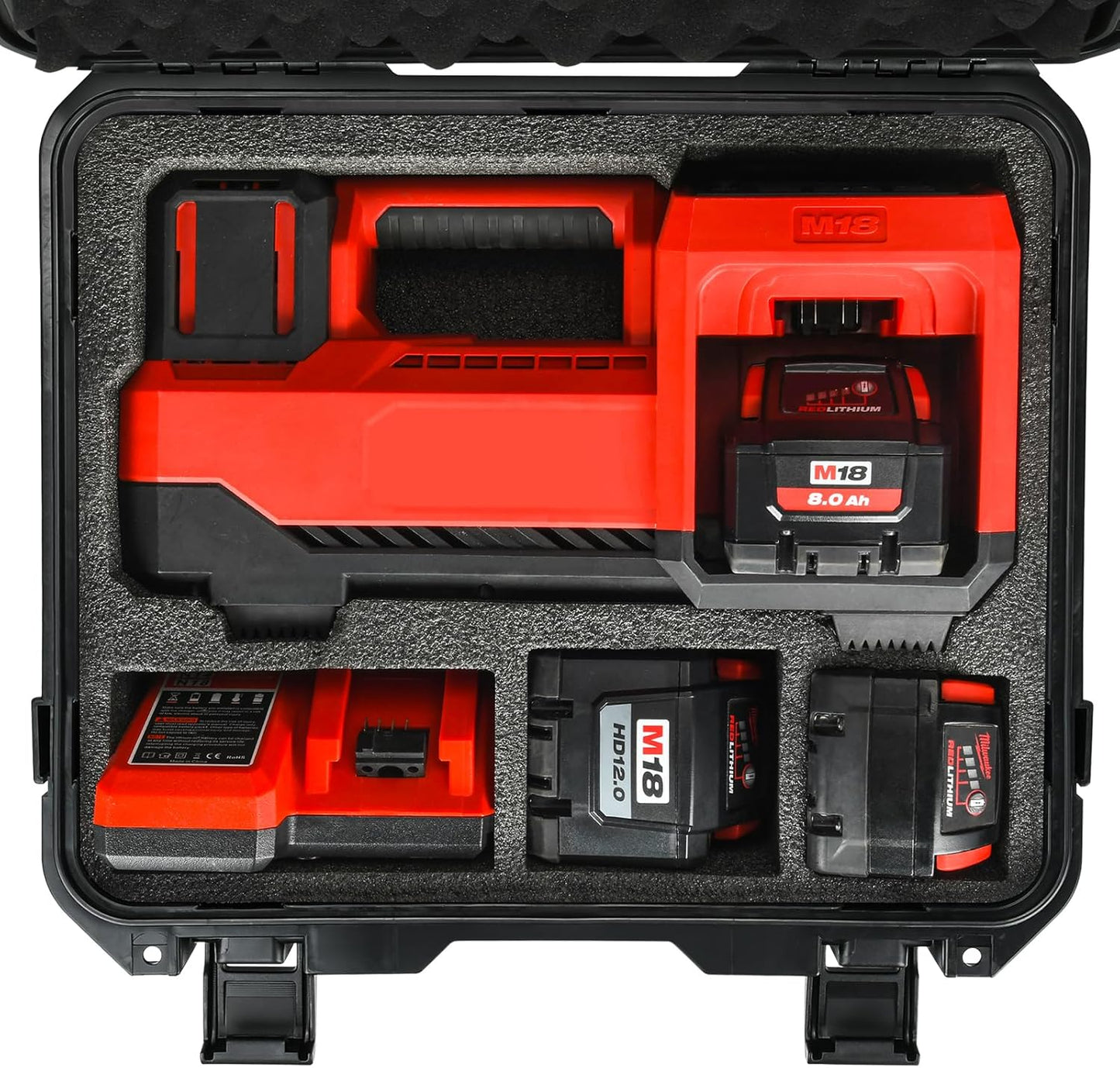 Air Compressor Waterproof Hard Case for Milwaukee M18 Inflator