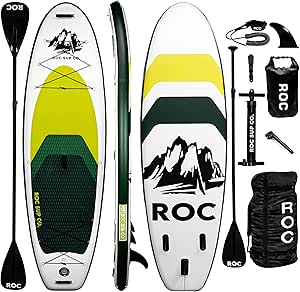 Roc Inflatable Stand Up Paddle Boards 10 ft 6 in for All Levels