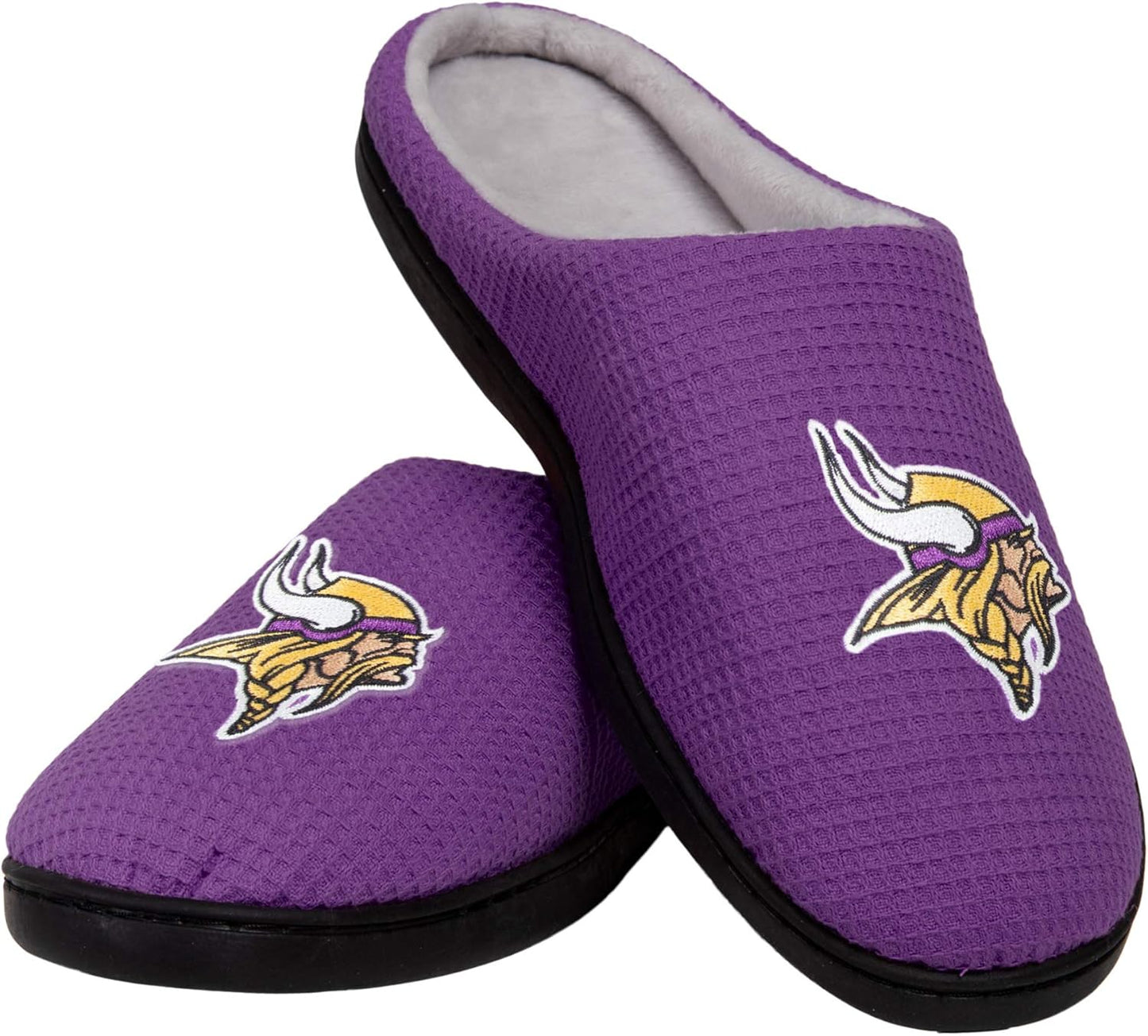 FOCO Men's NFL Team Logo Memory Foam Slide Slippers Review