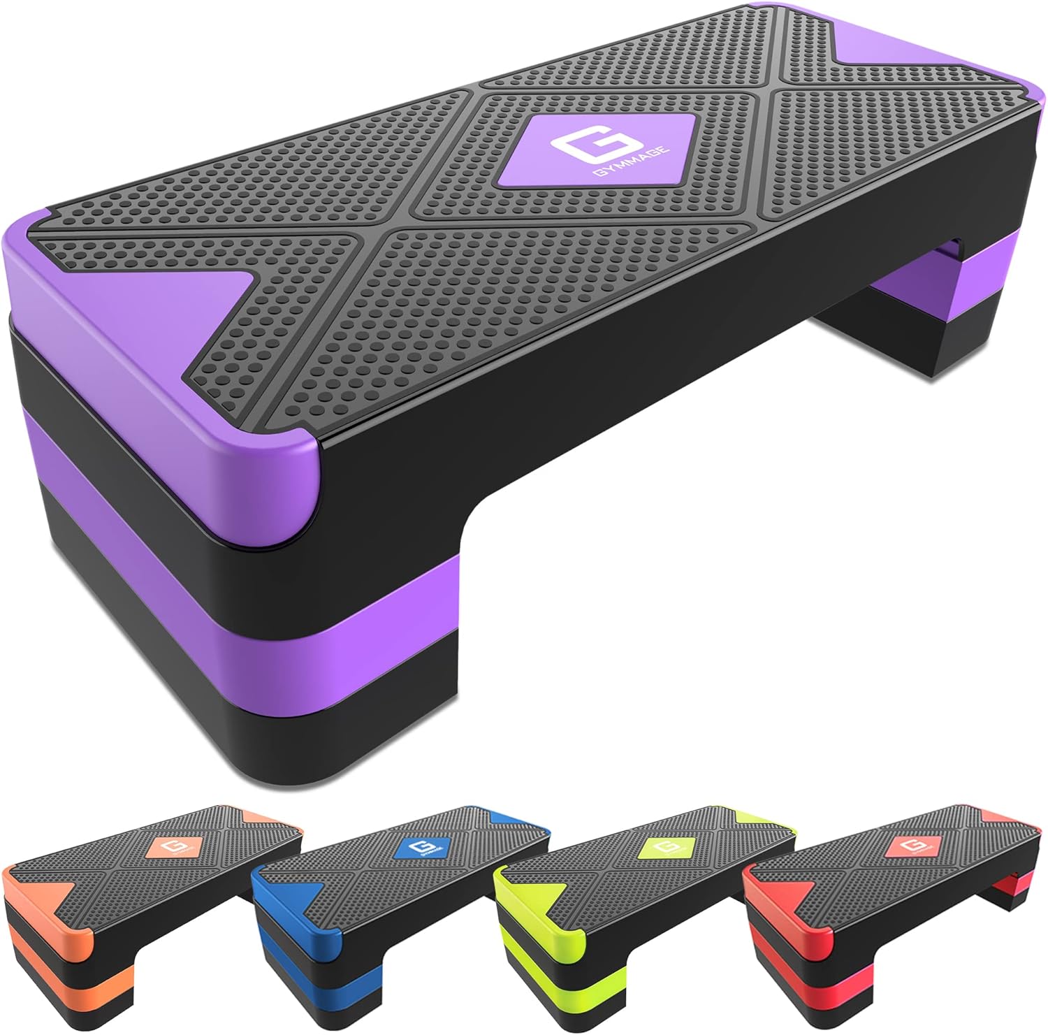 Adjustable Aerobic Stepper for Home Gym Cardio Fitness Workouts