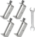 4 Pcs Heavy Duty Stainless Steel C Clamps for Woodworking