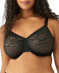 Wacoal Women's Visual Effects Unlined Full Coverage Minimizer Bra lace