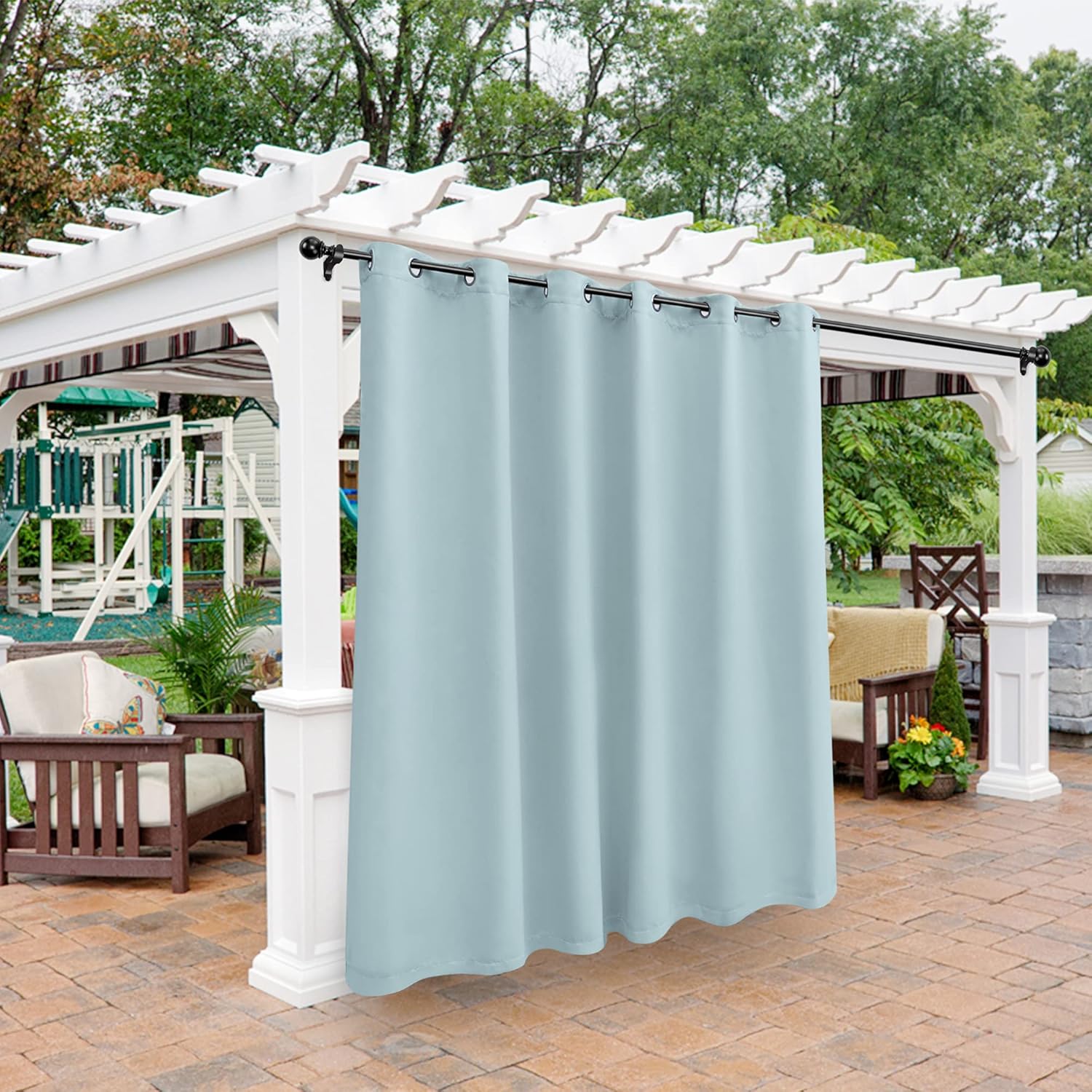 BONZER Waterproof Outdoor Patio Curtains for Total Privacy
