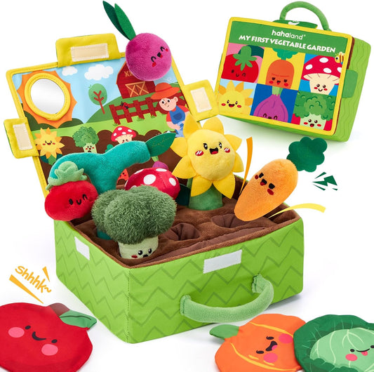 Sensory Garden Plush Baby Toys for 6-12 Months Development