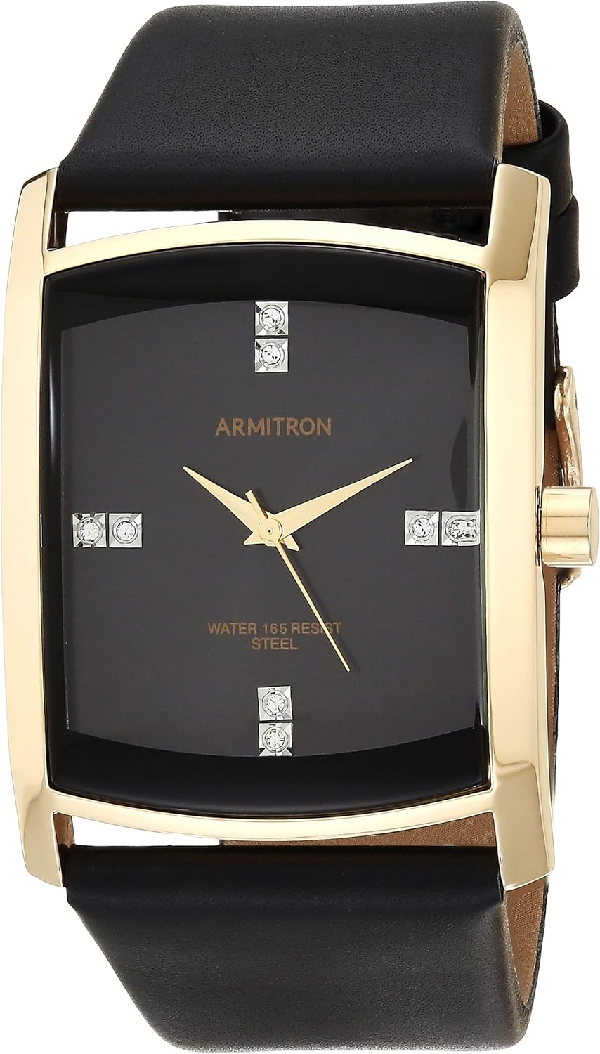 Armitron Men's Crystal Accent Watch: Timeless Style