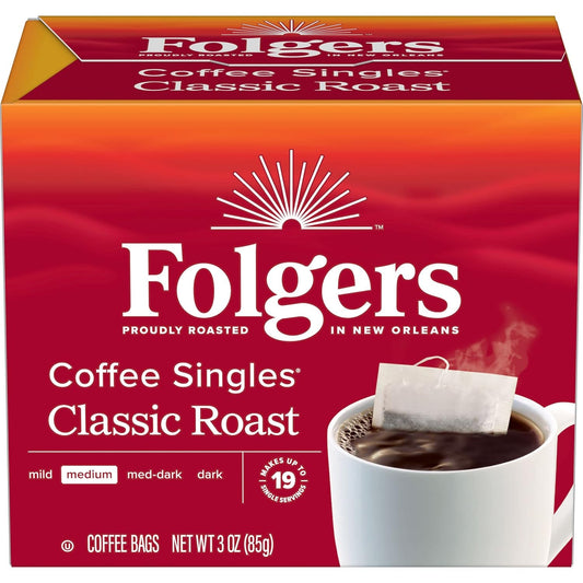 Folgers Classic Medium Roast Coffee - Convenient Single Serve Packs