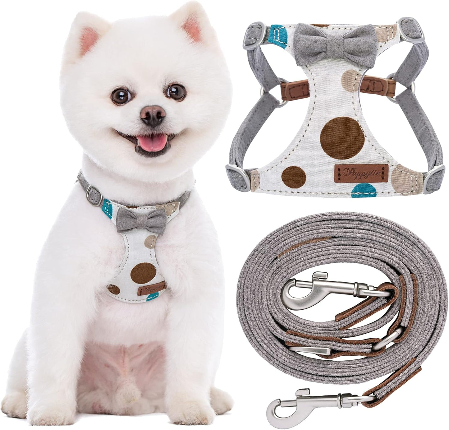 Puppytie No Pull XS Dog Harness with Multifunction Leash