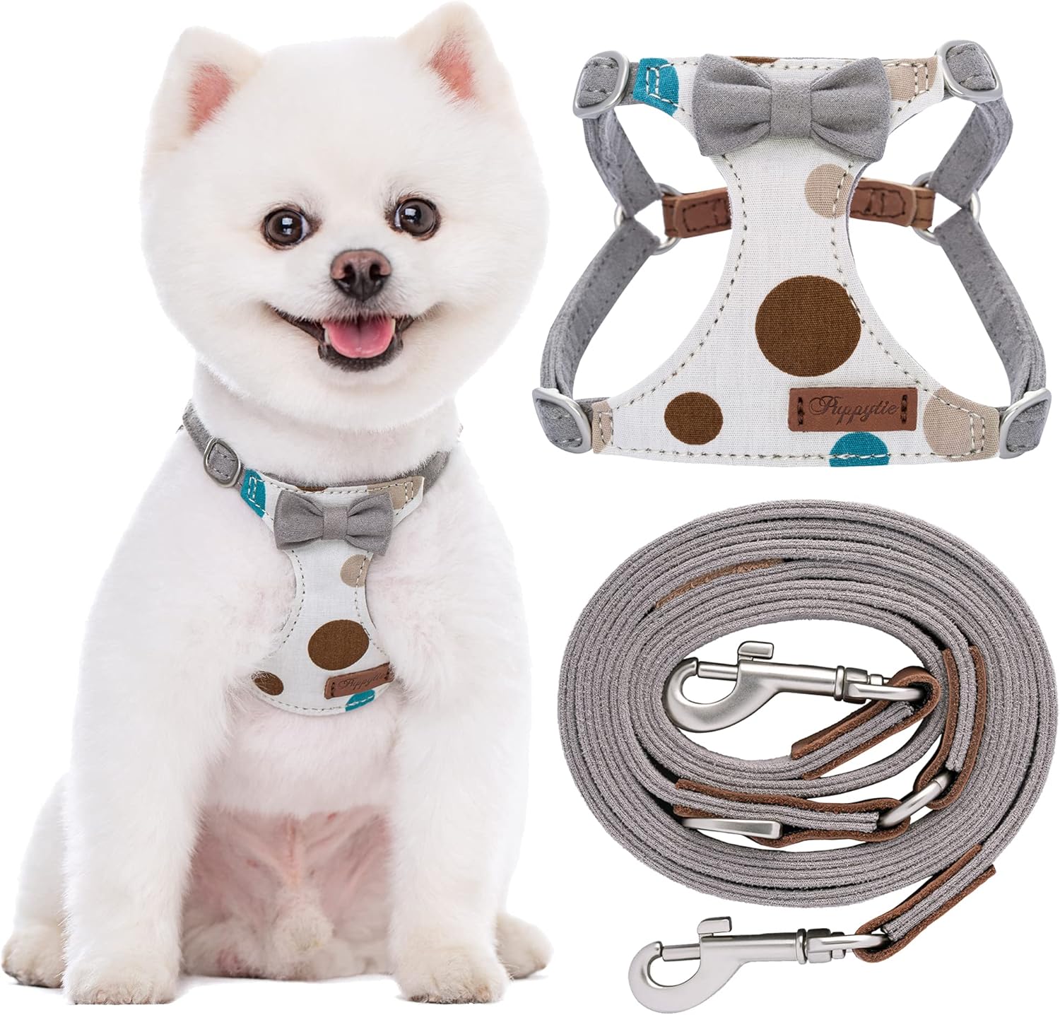 Puppytie No Pull XS Dog Harness with Multifunction Leash