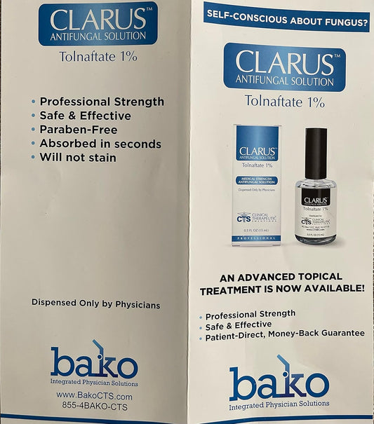 Clarus Solution Antifungal 1% for Effective Fungal Treatment