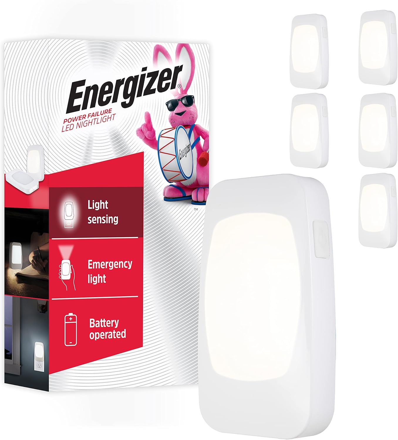 Energizer 4-in-1 LED Power Failure Night Light for Safety
