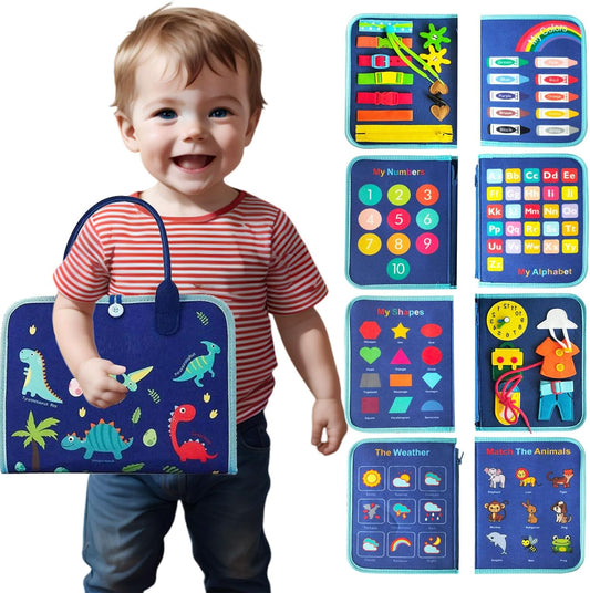 Montessori Busy Book for Toddlers - Educational Fun!