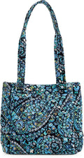 Vera Bradley Women's Cotton Multi-Compartment Satchel Purse