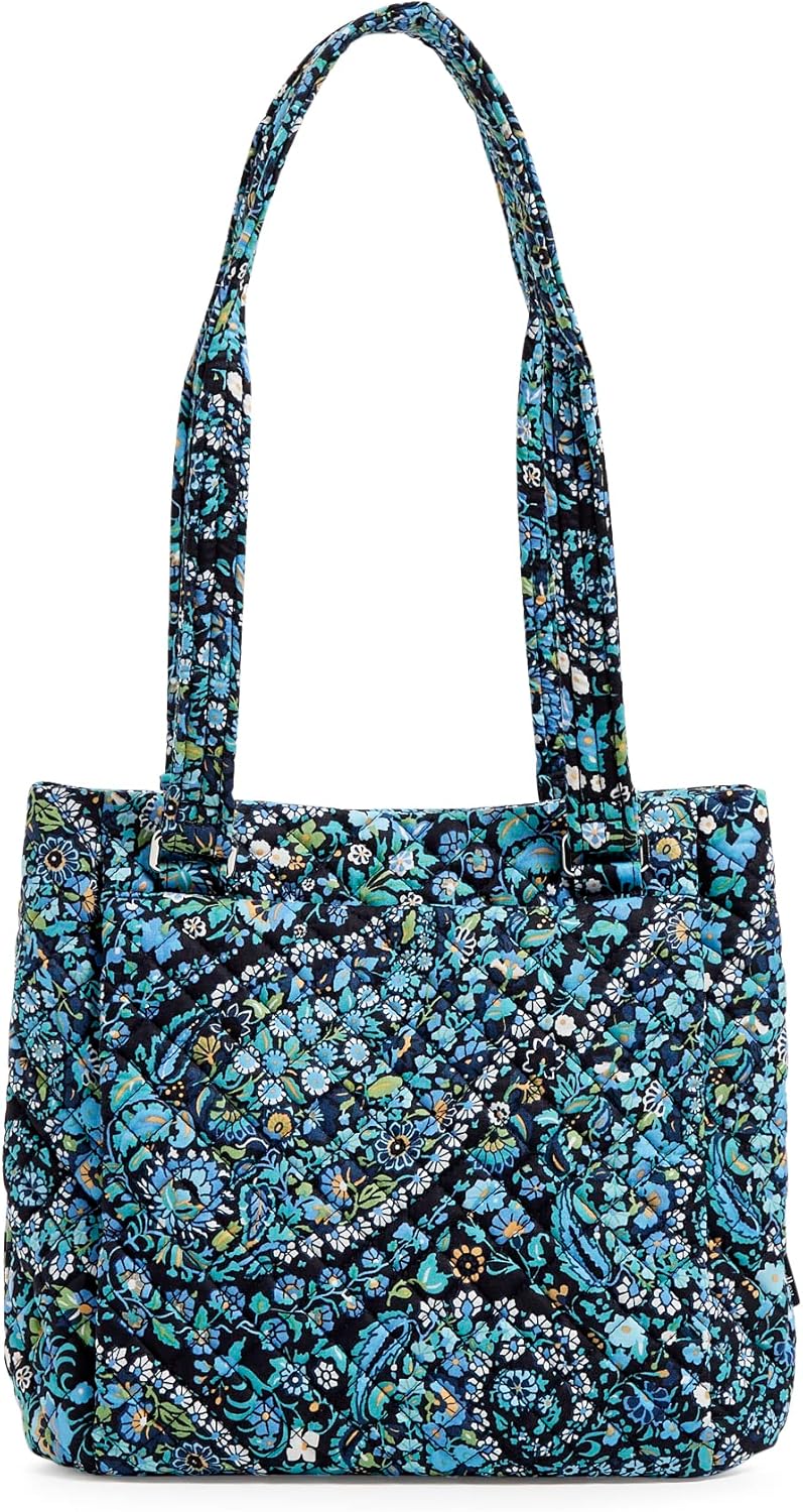 Vera Bradley Women's Cotton Multi-Compartment Satchel Purse