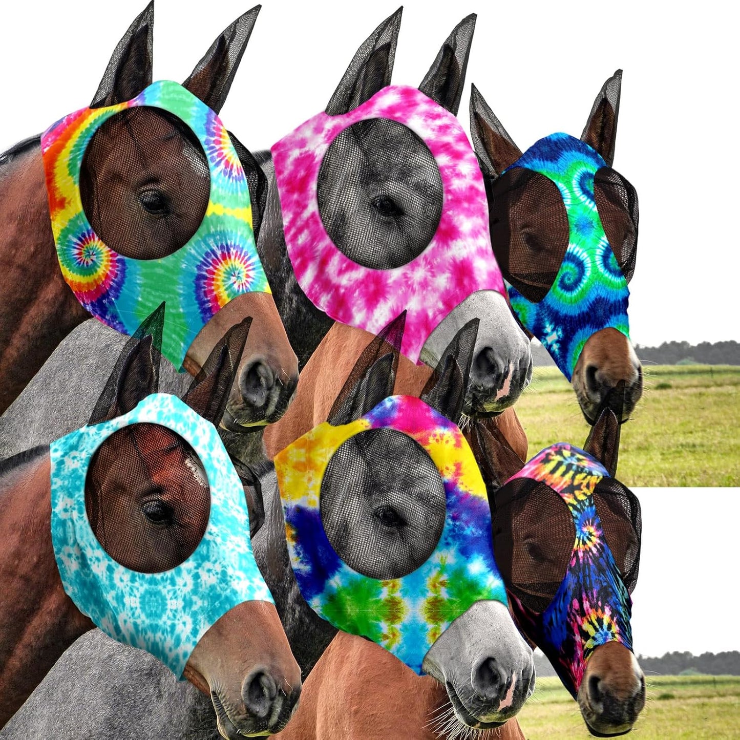 Chunful Horse Fly Masks with Ears for Ultimate Comfort