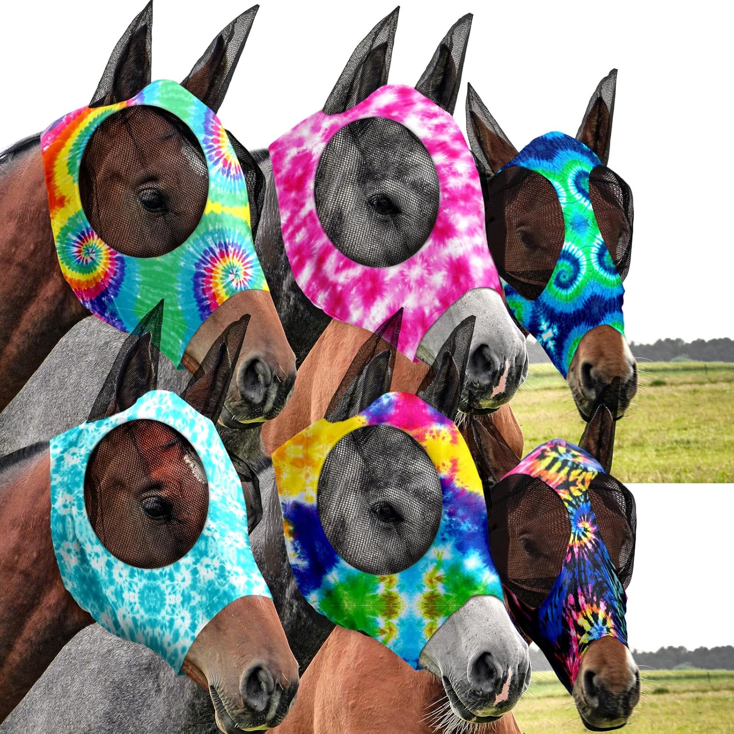 Chunful Horse Fly Masks with Ears for Ultimate Comfort