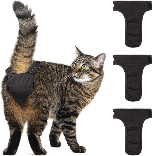 wegreeco Reusable Cat Diapers - Stops Spraying!
