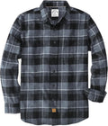 Dubinik Flannel Shirt for Men - Soft 100% Cotton Plaid Shirt Shirts