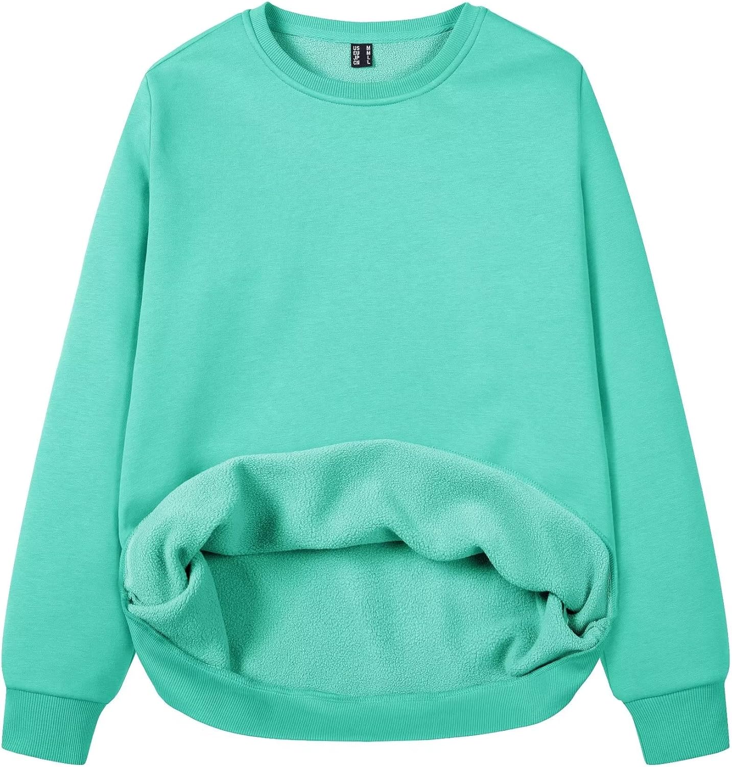 MAGCOMSEN Women's Fleece Lined Sweatshirt for Cozy Comfort