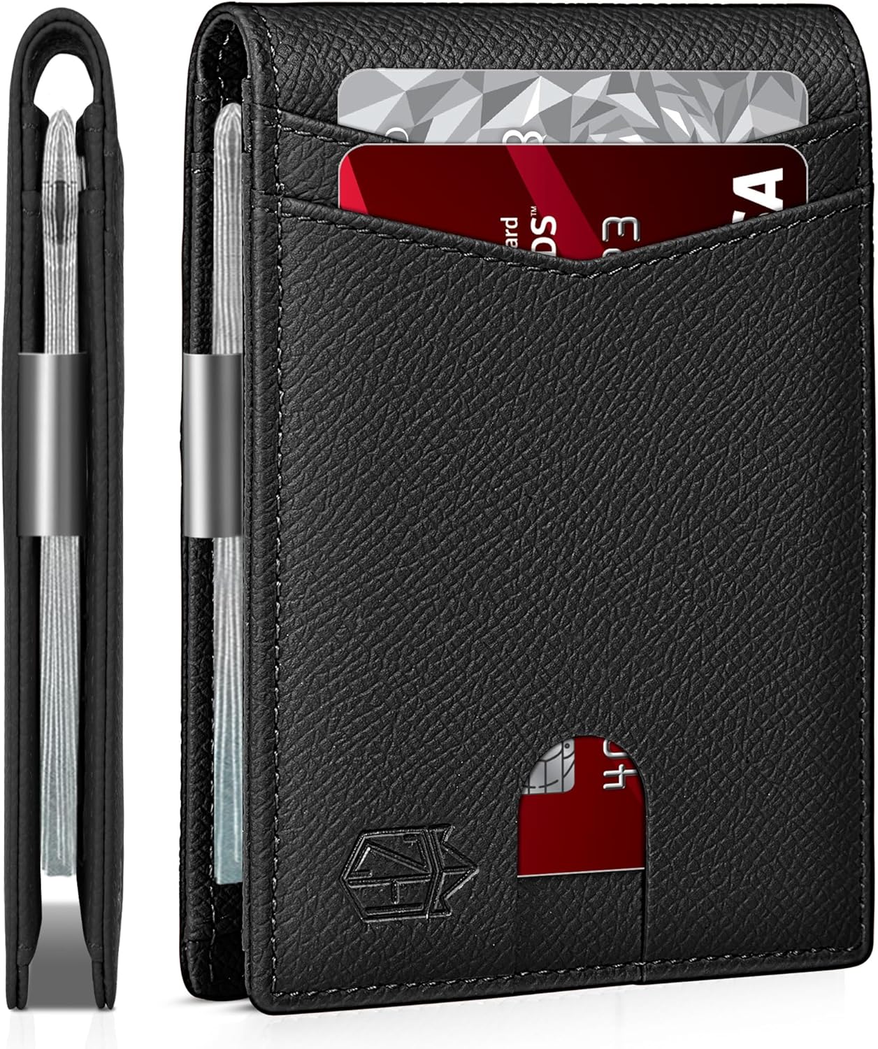 Zitahli Money Clip Wallet for Men - Slim Bifold Design
