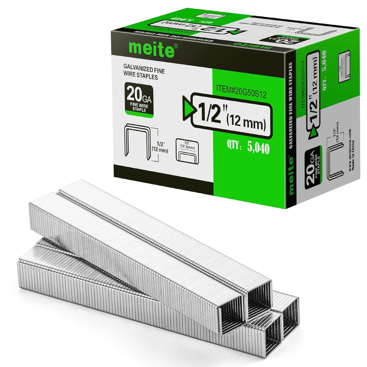 20 Gauge Galvanized Upholstery Staples for Crafts & DIY Projects