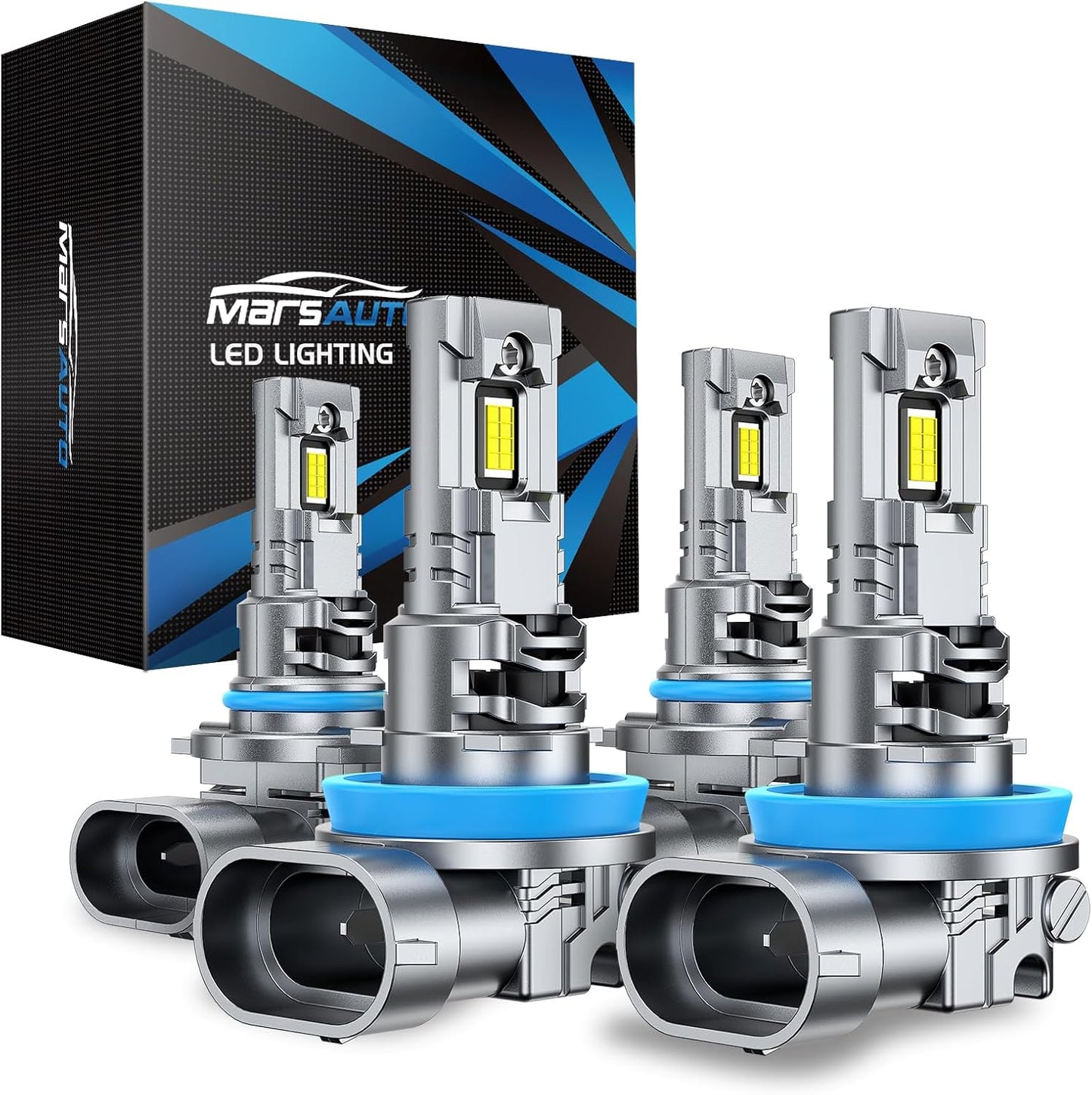 Marsauto H11 9005 Fog Bulbs with Ultra-High Brightness and Lifespan