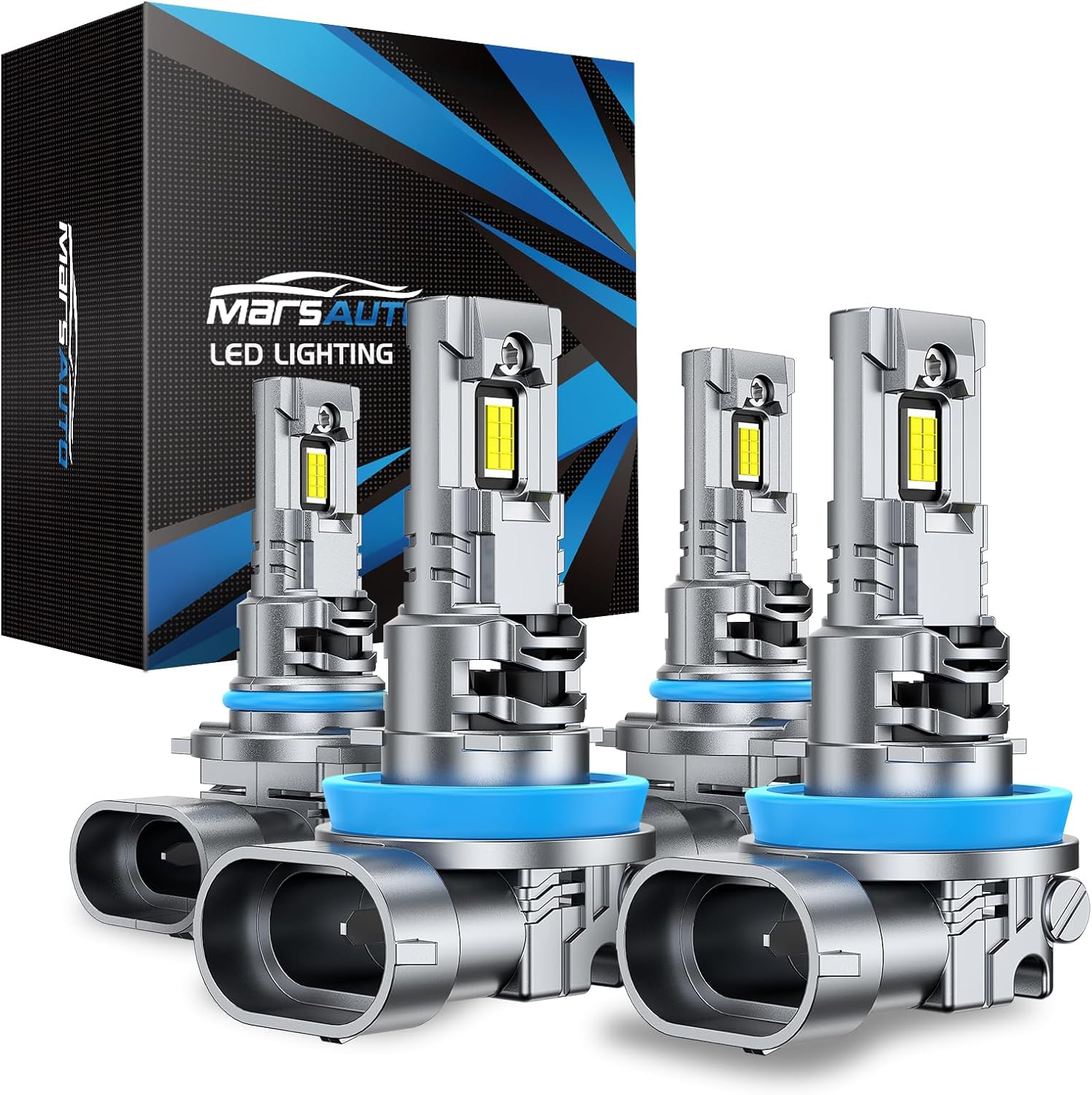 Marsauto H11 9005 Fog Bulbs with Ultra-High Brightness and Lifespan