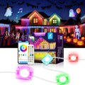 Permanent Outdoor RGB Lights 100ft - Smart Waterproof Eaves Lighting