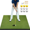 Bltend Golf Mat 5x5ft Extra Size Hitting Mat - Durable Practice